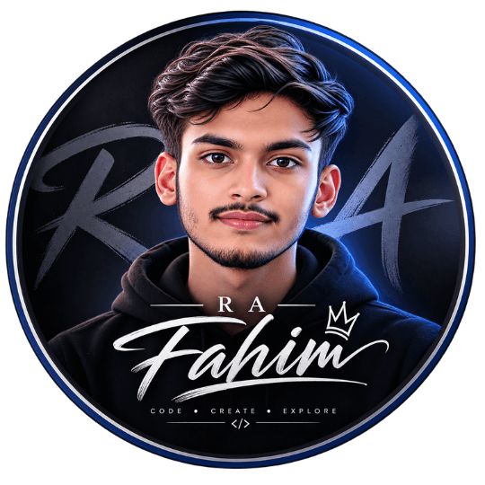 RA Fahim — Developer and Creator